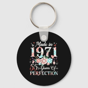 55 Year Old Made 1971 Key Ring