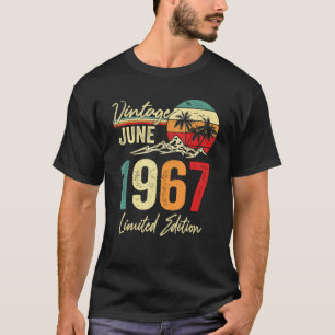 55 Year Old Vintage June 1967  55th Birthday T-Shirt