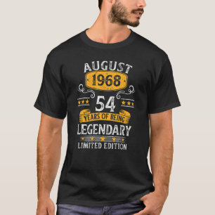 55 Years Old Awesome Since August 1967 55th Birthd T-Shirt