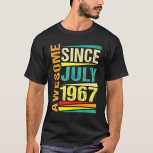 55 Years Old  Legend Since July 1967 55th Birthday T-Shirt