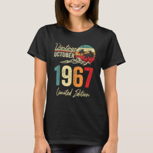 55 Yr Old Vintage October 1967 55th Birthday T-Shirt