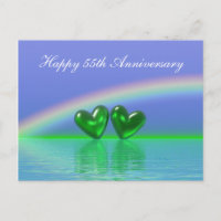 55th Anniversary Emerald Hearts