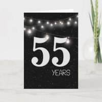 55th Anniversary with Lights and Stars