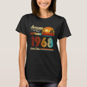 55th Birthday  55 Years Old Awesome Since November T-Shirt