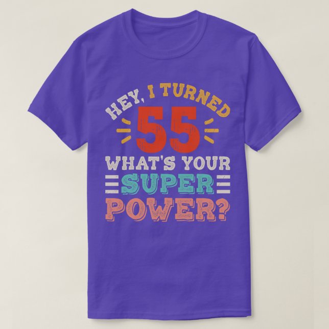 55th Birthday 5 T-Shirt (Design Front)