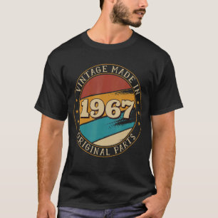 55th Birthday Bday Vintage 1967 Birthday T-Shirt