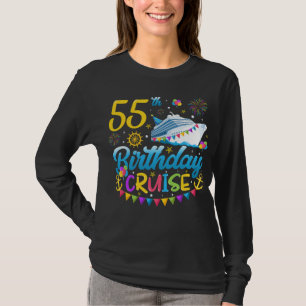 55th Birthday Cruise B-Day Party Women Long Sleeve T-Shirt
