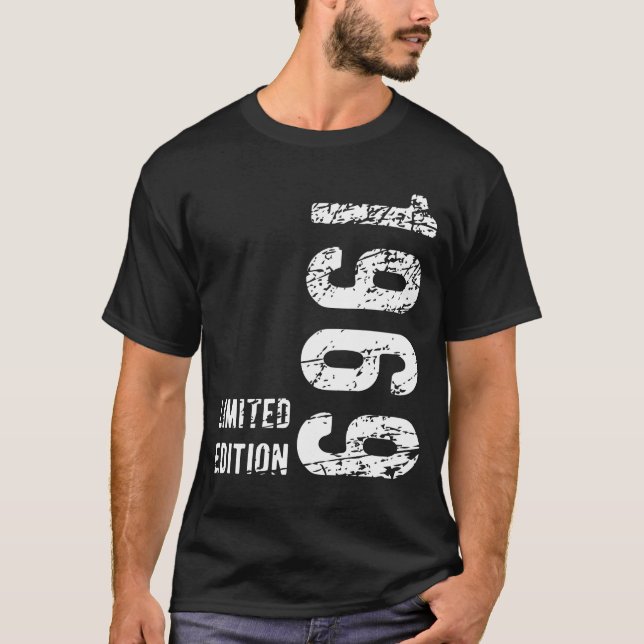 55th Birthday Gift 1969 Limited Edition 55 Years T-Shirt (Front)