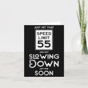 55th Birthday Igovernment Agency Speed Li Sign 55 Card