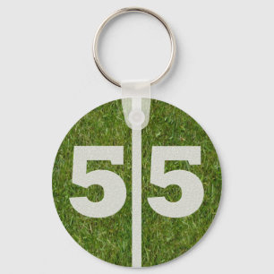 55th Birthday Party Favour Key Ring