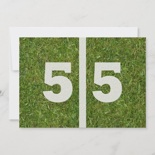 55th Birthday Party! Invitation (Front)