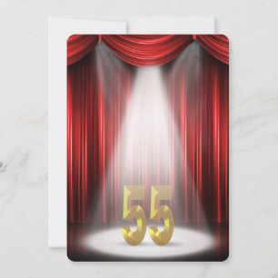 55th Birthday Party Invitation