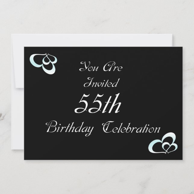 55th Birthday Party Invitation (Front)