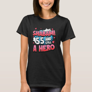 55th Birthday Superhero Women Shabam! Hero Comic B T-Shirt