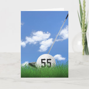 55th "golf ball in grass" card