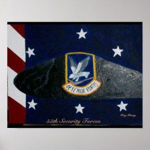 55th Security Forces Poster