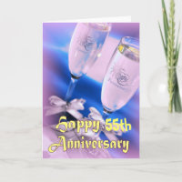 55th wedding anniversary champagne celebration