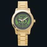 55th Wedding ANNIVERSARY EMERALD Watch<br><div class="desc">A design to celebrate your FIFTY FIFTH year of marriage. EMERALD is the traditional gift for this occasion. The text reads EMERALD 55 year anniversary. A romantic design to celebrate your 55th year of marriage. If you would like any help customising this design please contact me, there is an ask...</div>