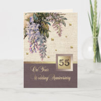 55th Wedding Anniversary Greeting Cards