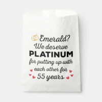 55th Wedding Anniversary I - Emerald Funny Couple