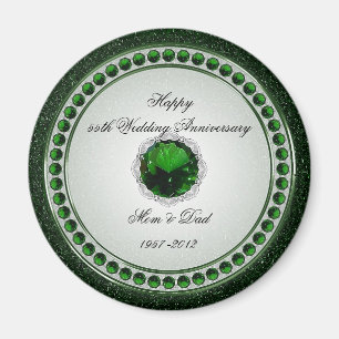 55th Wedding Anniversary Magnet