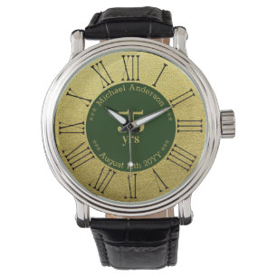 55yrs Retirement or Anniversary Personalised Watch
