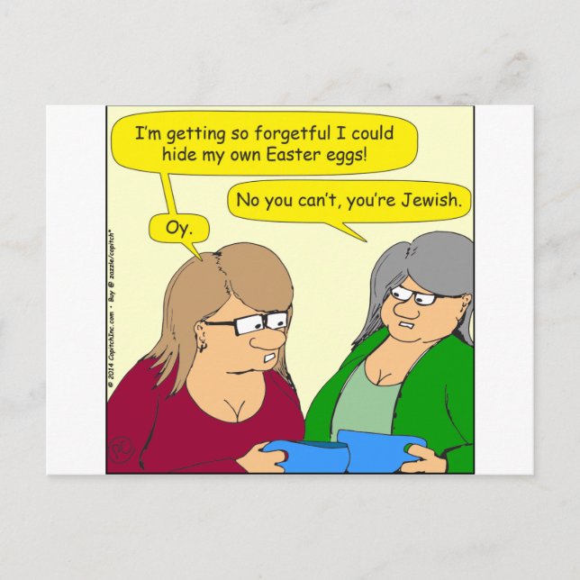 565 so forgetful cartoon postcard (Front)