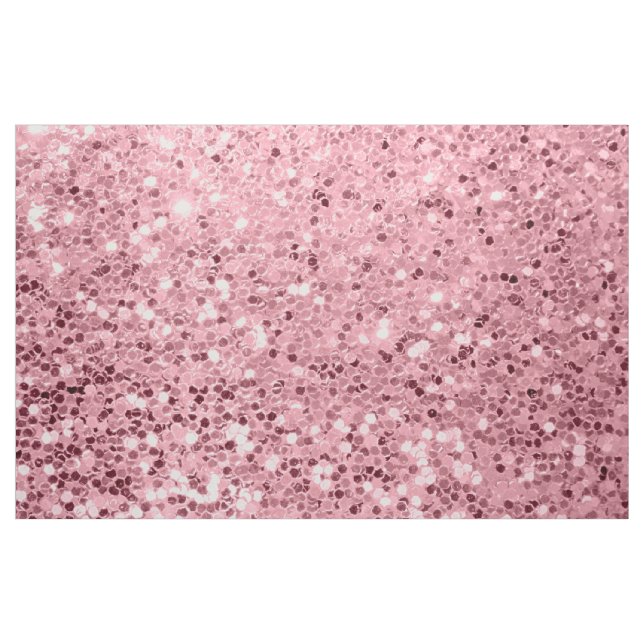 56" Inch Wide Cotton Fabric Rose Gold Glitter (Yard)