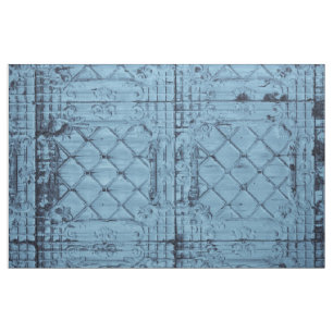 56" Inch Wide Cotton Fabric Rustic Tin Panel Ceili