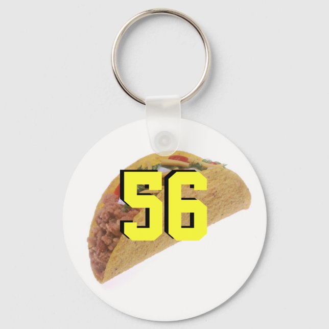 56 Tacos Key Ring (Front)