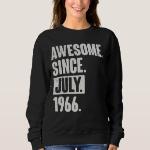 56 Year Old 56th Birthday   Awesome Since July 196 Sweatshirt