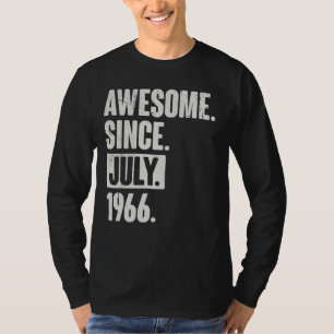 56 Year Old 56th Birthday Awesome Since July 196 T-Shirt