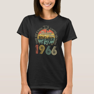 56 Years Old  Awesome Since November 1966 56th Bir T-Shirt