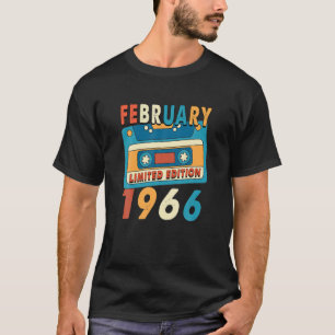 56 Years Old Gifts Legend Since February 1966 56th T-Shirt