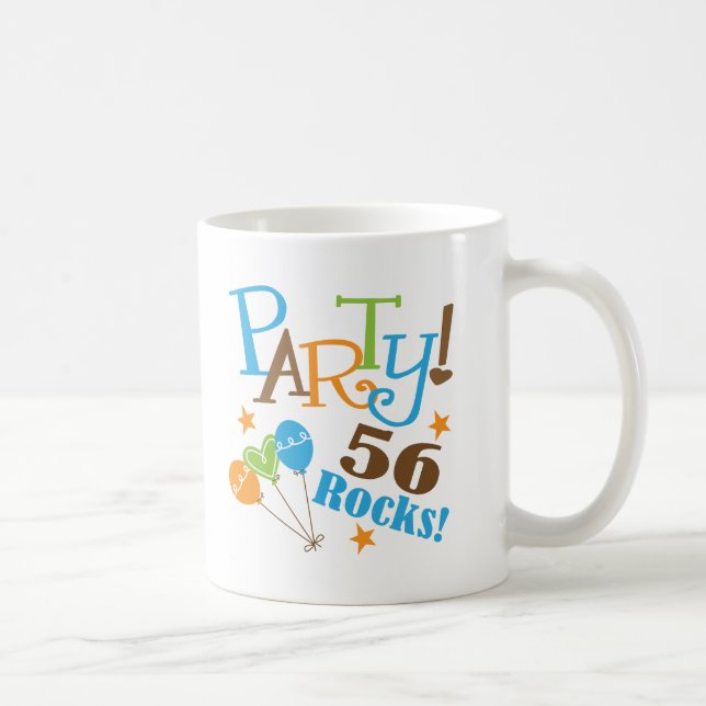 56th Birthday Gift Ideas Coffee Mug (Right)