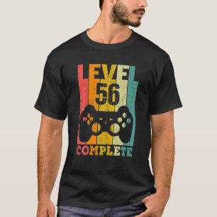 56Th Birthday Man Woman Level 56 Years Decoration T-Shirt