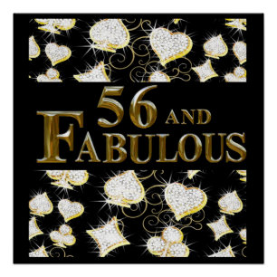 56th  Birthday  Poster