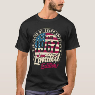56th Birthday Vintage 1967 Bday Group 56 Years Old T-Shirt