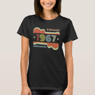 56th Birthday Vintage Guitar Retro 1967 Decoratio T-Shirt