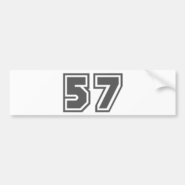 57 BUMPER STICKER (Front)