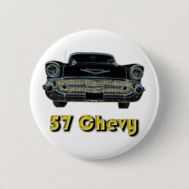 57 Chevy Button (Front)