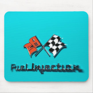 57 Chevy Fuel Injection Badge Mousepad