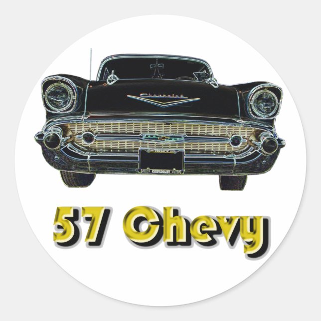 57 Chevy Sticker (Front)