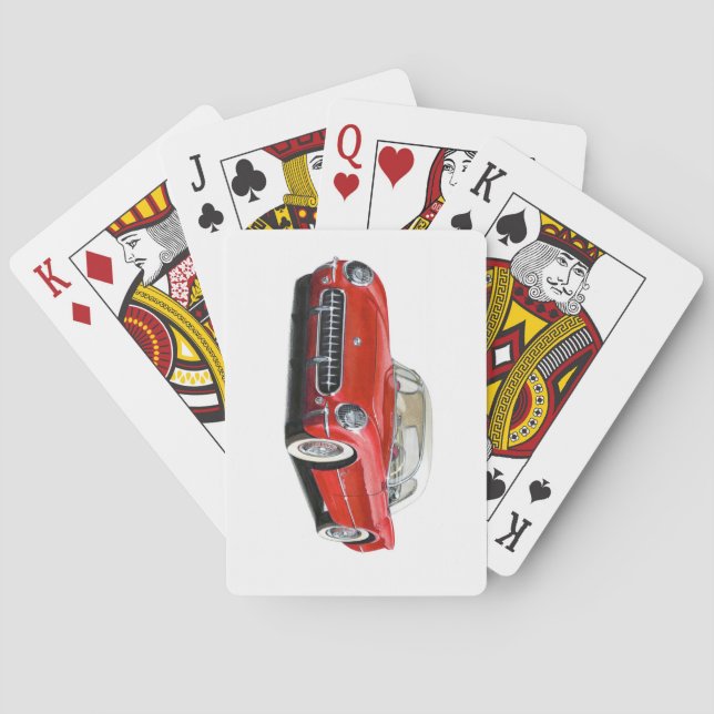 57 Corvette Playing Cards (Back)
