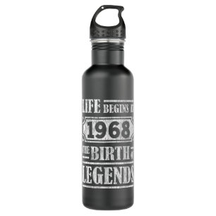 57 Year Old 1968 Birth Of Legend 57th Birthday 710 Ml Water Bottle