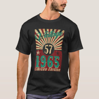 57 Year Old Vintage 1965 Limited Edition 57Th Birt T-Shirt