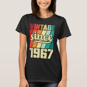 57 Years Old Gifts Vintage Born In 1967 Retro 57th T-Shirt