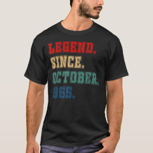 57 Years Old Legend Since October 1965 57th Birth T-Shirt