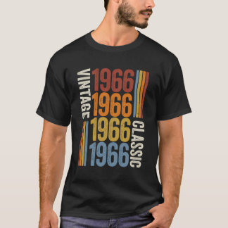 57 Years Old Vintage 1966 57Th Birthday Decoration T-Shirt