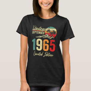 57 Yr Old Vintage September 1965 57th T-Shirt